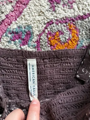 American Eagle Brown Top Crop thumbnail 6