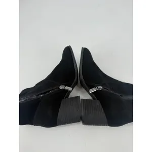 Blondo Alida Boot Size 7 Black Suede Waterproof Ankle Bootie Minimalist Timeless thumbnail 9