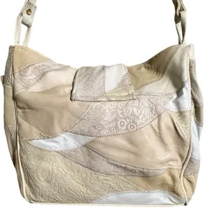 Vintage Arrivals Patchwork Suede Leather Shoulder Bag Purse‎ nwt thumbnail 4