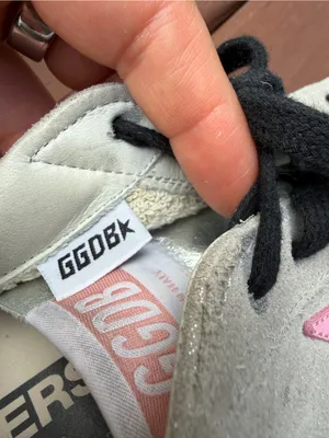 Golden Goose Superstar Silver Pink Star Sneakers Size 6.5 $575 thumbnail 11