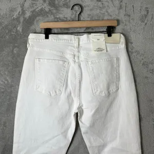 Citizens‎ of Humanity Isola Cropped Boot Jeans Size 32 White Organic Cotton New thumbnail 5
