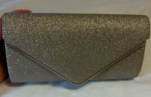 Glitter Rose Gold Clutch thumbnail 1