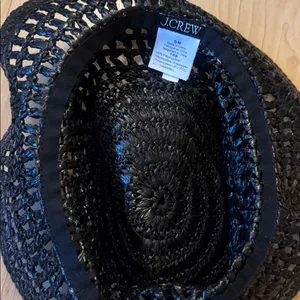 J. Crew Black Crochet Hat thumbnail 2