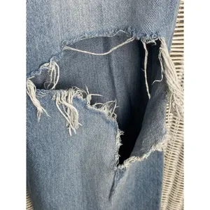 Levi's 501 94 Baggy Jeans Light Wash Distressed High Rise‎ Straight 27 thumbnail 7