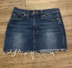 Madewell Jean Skirt Denim thumbnail 1