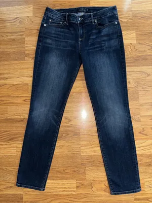 Lucky Brand Jeans Lolita Skinny Leg Women’s Size 14 Waist 32 L30 Dark Wash Denim thumbnail 1