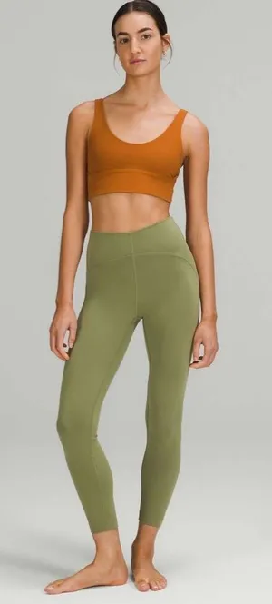lululemon InStill High-Rise Leggings Bronze Green Size 8 thumbnail 1