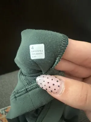 Green One Shoulder Ribbed Lululemon Tank thumbnail 4