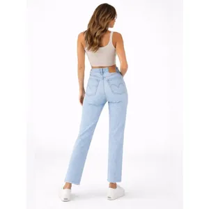 Levi’s Wedgie Straight Jeans High Rise Button Fly Light Wash Vintage Y2K 24 thumbnail 2