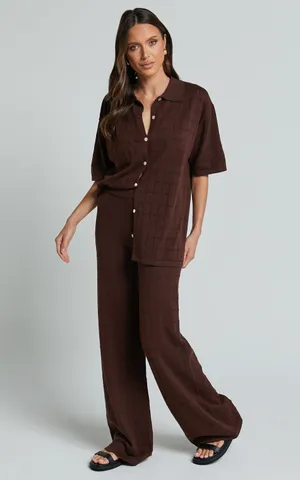 New Showpo Tommy Cotton Two Piece Set Knit Top And Pants Size Medium MSRP $109 thumbnail 6