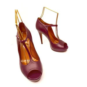 Gucci Betty Burgundy T Strap Platform Heels Y2K Glam EU 37 thumbnail 11