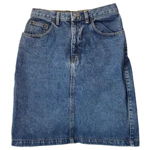 Vintage Calvin Klein 90s Denim Mini Skirt Made in USA thumbnail 1