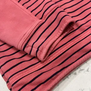 Vineyard Vines Jacket Womens Large Pink Striped 1/2 Zip Cotton Long Sleeve Knit thumbnail 5