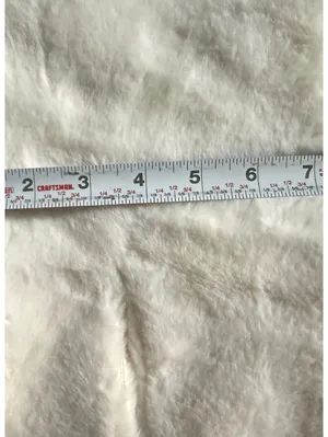 Cozy Cream Faux Fur Scarf - One Size thumbnail 3