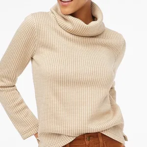 J.Crew Long-sleeve funnelneck pullover in Vintage Sandstone Dust size small thumbnail 2