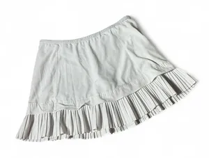 IBKUL Womens White Pleated Ruffle Athletic Tennis Golf Skort Size‎ M RN152356 thumbnail 1