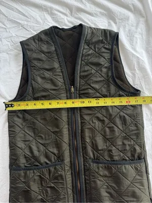 Barbour Women’s XS Quilted Best Dark Green Zip Pockets Vest Reversible Classy thumbnail 9
