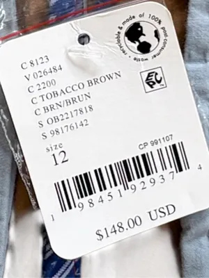 NWT Free People Wide Leg Buckle Back Pants Tobacco Brown Size 12 Retail $148.00 thumbnail 15