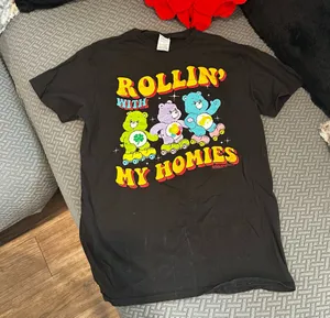 Care Bears graphic tshirt Black Size M thumbnail 1