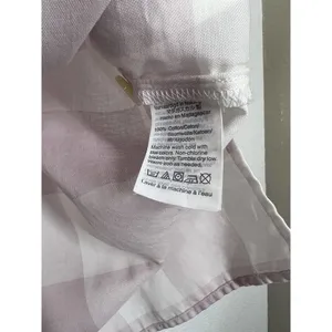 Madewell Bedtime Pajama Top Small S Lilac Plaid thumbnail 4