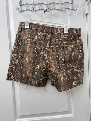 Revice denim shorts camo thumbnail 5