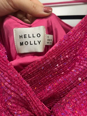 Hello Molly Sequin Pink Dress thumbnail 3