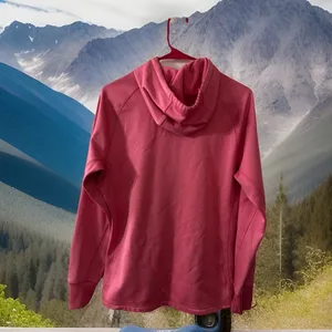 Y2K‎ Nike Therma-Fit Women's M Livestrong Hoodie Center Swoosh Kangaroo Pocket thumbnail 3