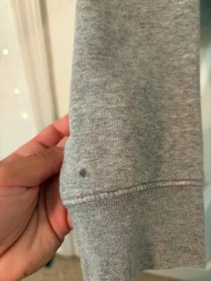 Grey Nike Oversized Cropped Crewneck thumbnail 4