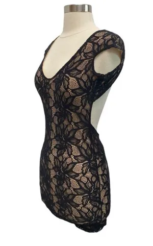 Revolve Lovers And Friends Lace Mini Dress With Open Back Size XS thumbnail 5