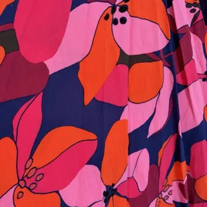 Anthropologie‎ Abel The Label Charlotte halter maxi dress orange Blue Pink M thumbnail 10