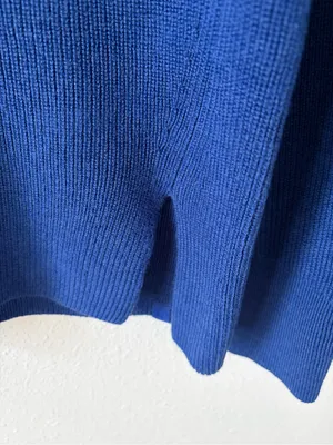 Lululemon Merino Wool Blend Ribbed Crewneck Sweater Heathered Psychic Size 6 thumbnail 3