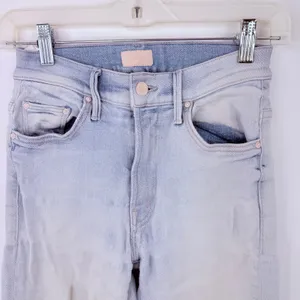 Mother Denim Women's The Insider Crop Step Frey Jeans Size 26 thumbnail 4
