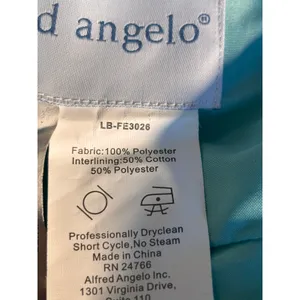 Alfred Angelo Aqua Chiffon Halter Prom Maxi‎ Dress Formal Etheral Flowy Spring thumbnail 8