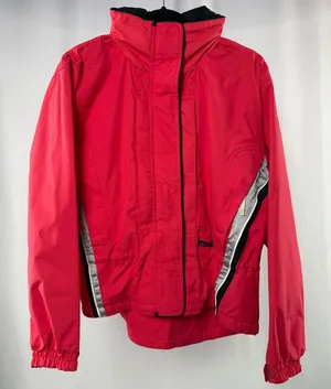 Marker Zip Up Hidden Hood Snowboarding Jacket‎ in Bright Red Size 8 thumbnail 1