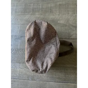 Thirty-One Mini Organizer Tote‎ 5-pocket organizer Brown White Polka Dot thumbnail 5