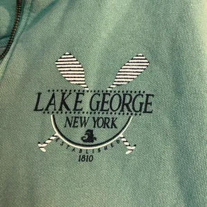 Lake George teal sweatshirt Blue thumbnail 2