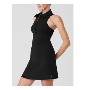 Alo Charmed Tennis Dress Black Size Medium thumbnail 3