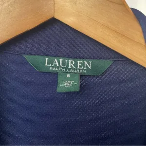 Lauren Ralph Lauren One Button Blazer Jacket in Navy Size Small‎ thumbnail 2