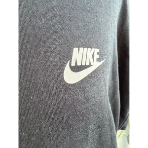 Nike Womens Black Relaxed Crewneck Sweatshirt Futura‎ Logo RN56323 L thumbnail 4
