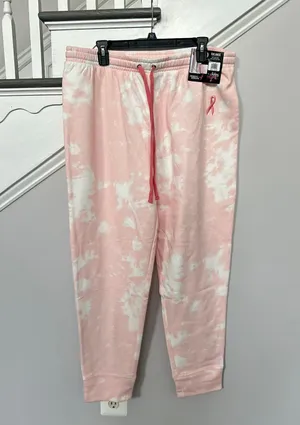Rails Susan Komen Women s Size 2XL Pink Tie Dye Jogger Pants Ramona Warrior thumbnail 2