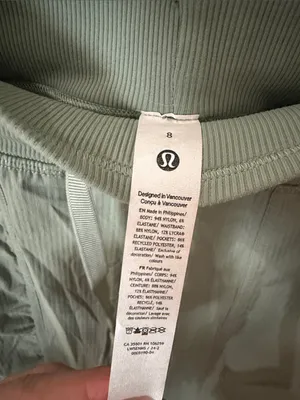 Lululemon dance studio Sage Green Drawstring Jogger Pants size 8 thumbnail 2