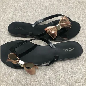 NWOT Melissa Black Jelly Sandals thumbnail 3
