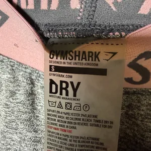 Gymshark Dry Seamless Leggings‎ Women's Small Gray Pink Athletic Workout thumbnail 6