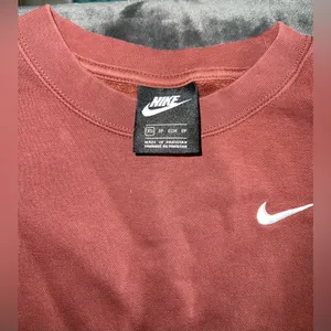 Nike Cropped Oversized Sweatshirt Size XS thumbnail 4