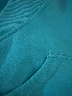 lululemon athletica scuba hooded Bright Turquoise Half-Zip Hoodie thumbnail 6