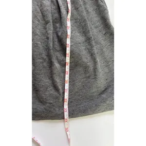 Wilfred Aritzia Womens Gray Knit Mini Dress Size 8 Pleated Long Sleeve Fit Flare thumbnail 9