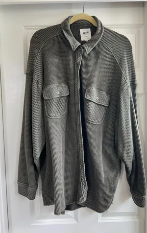 Aerie LumberJane Waffle Shirt thumbnail 1