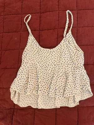 Brandy Melville Floral Tank Top thumbnail 4