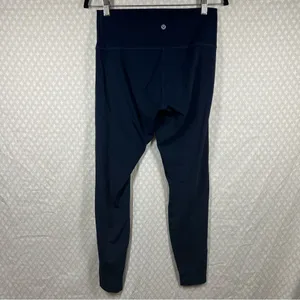 Lululemon Dark Blue Wunder Under High Rise Leggings‎ thumbnail 4