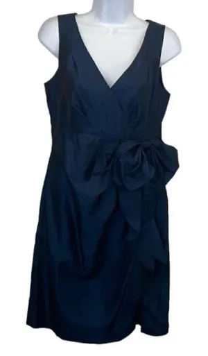 Tahari Arthur S. Levine Cocktail Formal Dress Navy size 4 thumbnail 1